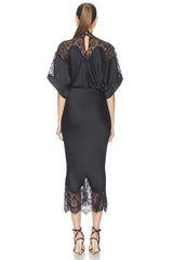 Reverse Obie Midcalf Dress With Lace