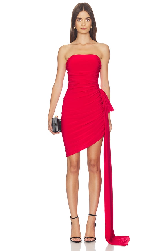 Strapless Diana Mini Dress With Bow