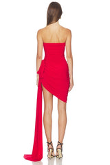 Strapless Diana Mini Dress With Bow