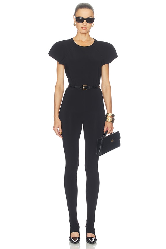 Cap Sleeve Bomber Bodysuit