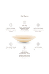 No-show Reusable Round Nipple Covers 3 Inch
