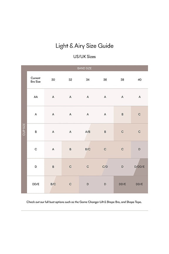 Light And Airy Luxe Adhesive Bra