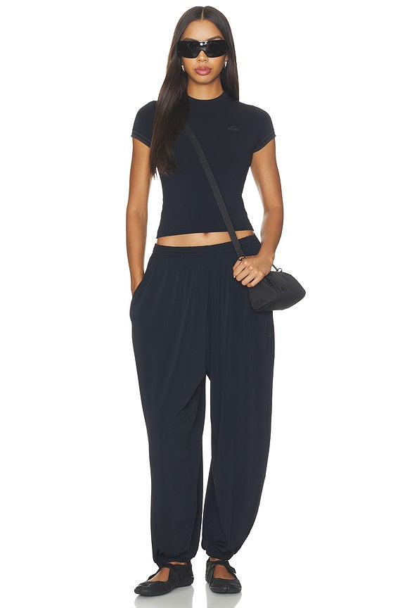 Stretch Knit Harem Pants