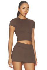 Matte Corset Crop Top