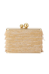 Carlita Fringe Clutch