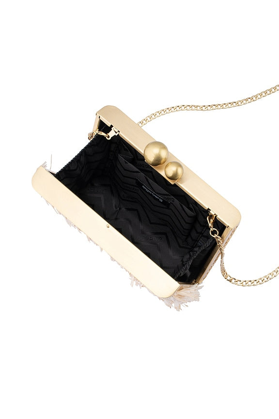 Carlita Fringe Clutch