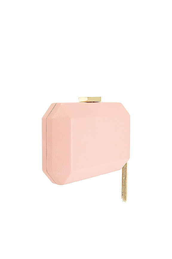 Lia Facetted Clutch With Tassel