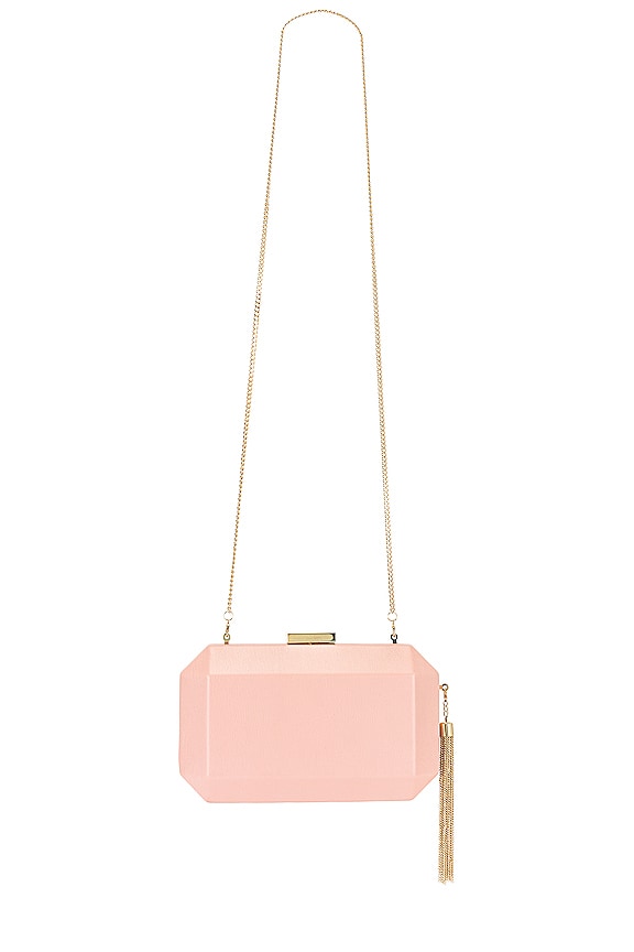 Lia Facetted Clutch With Tassel