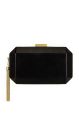Lia Facetted Clutch With Tassel