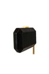 Lia Facetted Clutch With Tassel