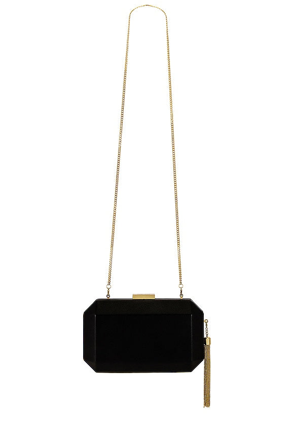 Lia Facetted Clutch With Tassel