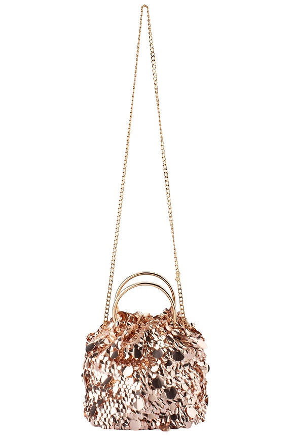 Vera Sequin Top Handle Bag