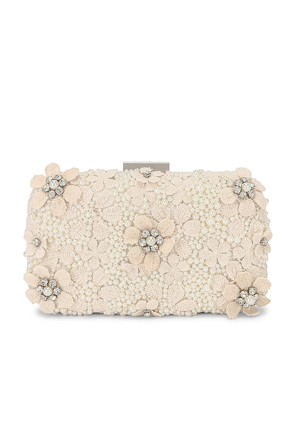 Beth Encrusted Pod Style Clutch