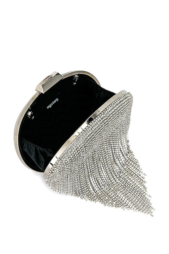 Bria Crystal Fringed Bag