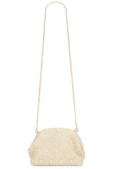 Kaia Studded Woven Clutch