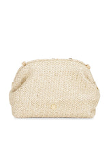 Kaia Studded Woven Clutch