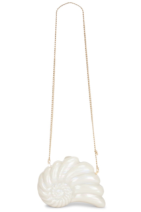Ava Pearl Shell Clutch