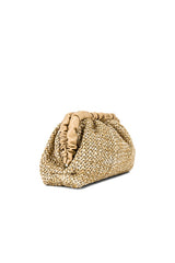 Amalia Pleated Woven Clutch