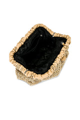 Amalia Pleated Woven Clutch
