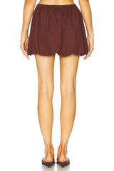 Air Linen Bubble Mini Skirt