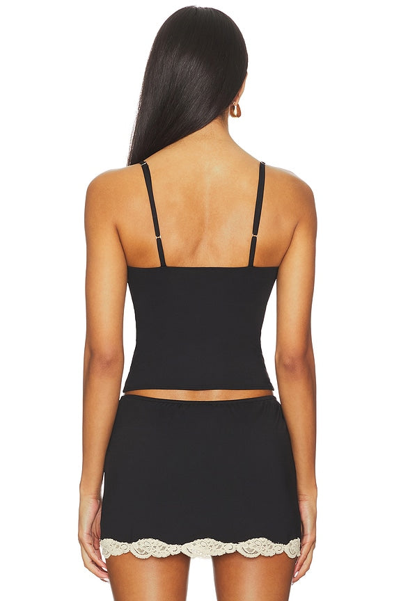 Delicious With Lace Rose Underwire Cami