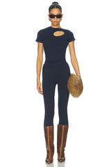 Padded Donut T-shirt in Dark Navy