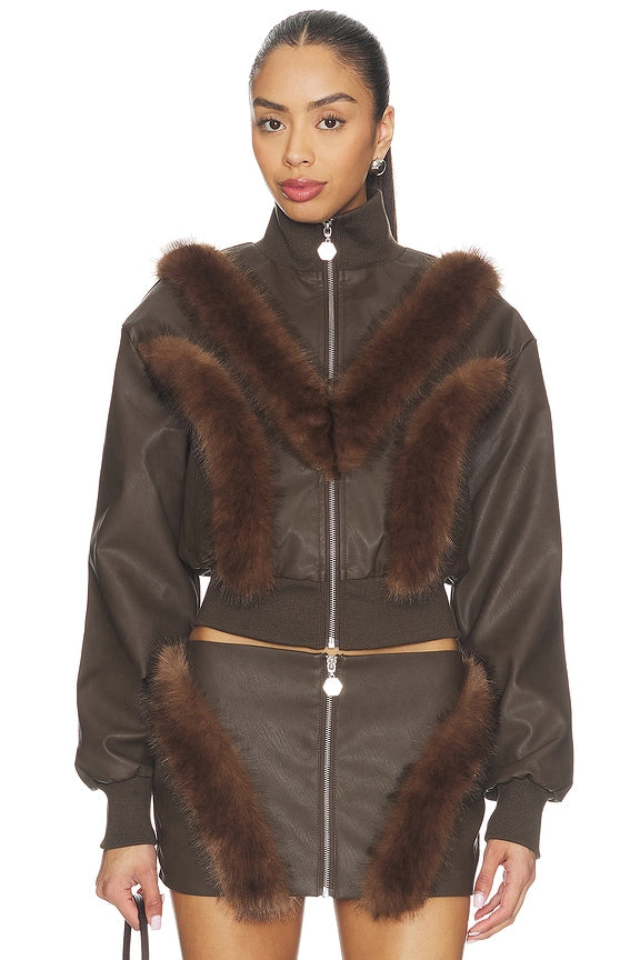 Bela Faux Fur Jacket