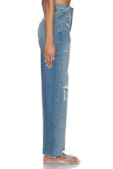 Arellia Skimmer Covered Button Fly Jeans