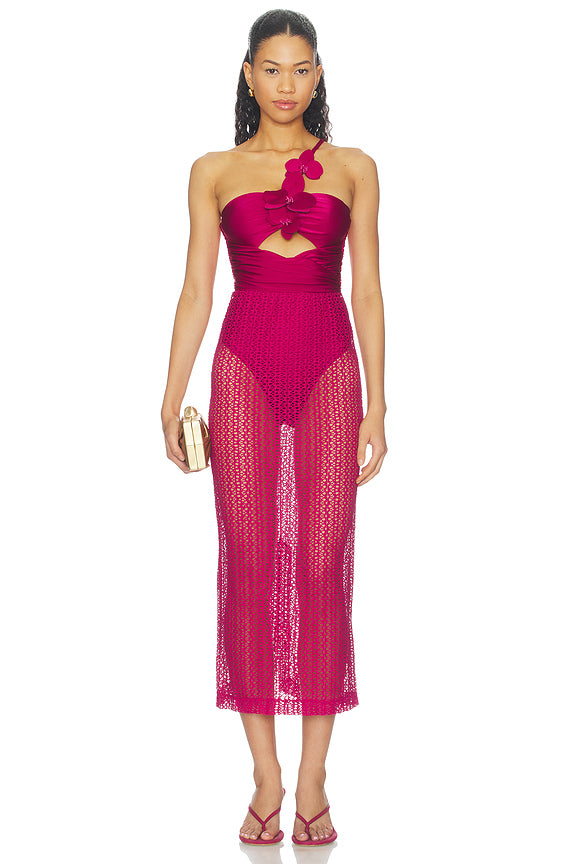 Petal Midi Dress