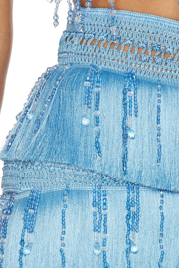 Clara Fringe Mini Skirt