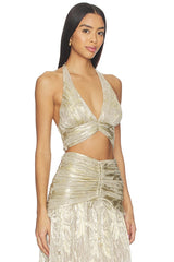 Golden Dust Lurex Top