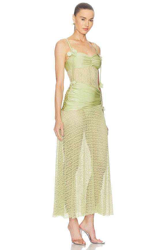 Petal Long Dress