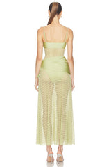 Petal Long Dress