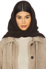 Courchevel Triangle Scarf in Brown