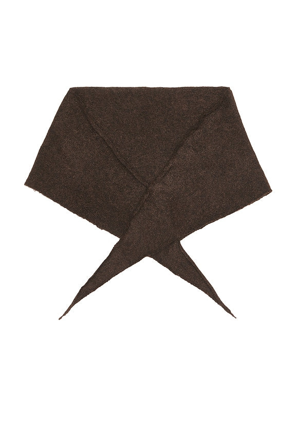 Courchevel Triangle Scarf in Brown