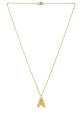 Bubble Initial Necklace