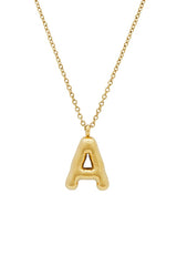 Bubble Initial Necklace