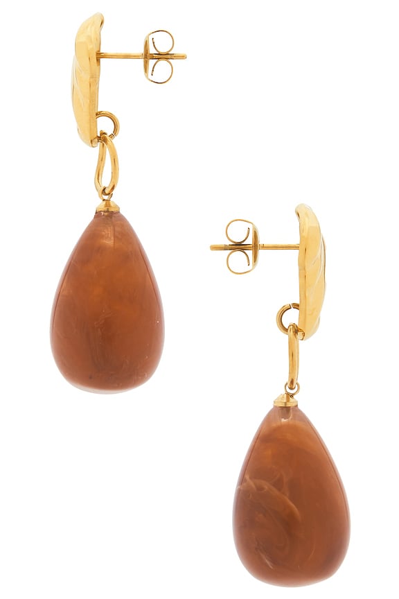 Amber Drop Earrings