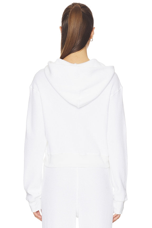 Waffle Zip Hoodie