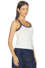 Cherry Cotton Ringer Tank