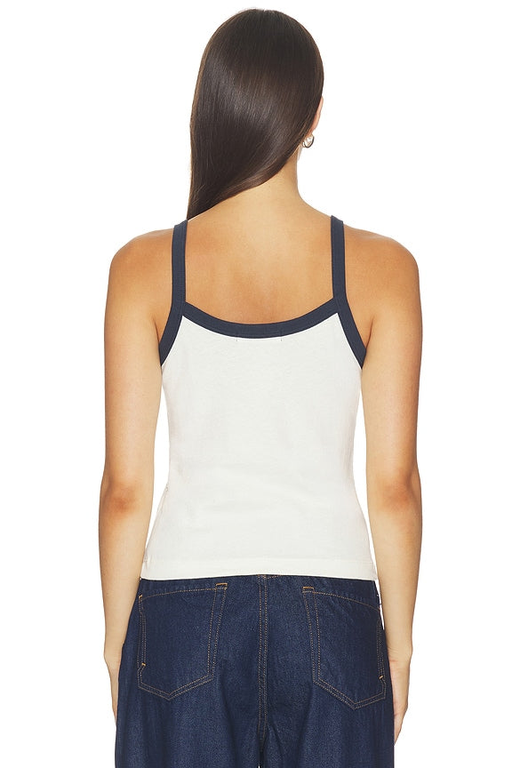 Cherry Cotton Ringer Tank