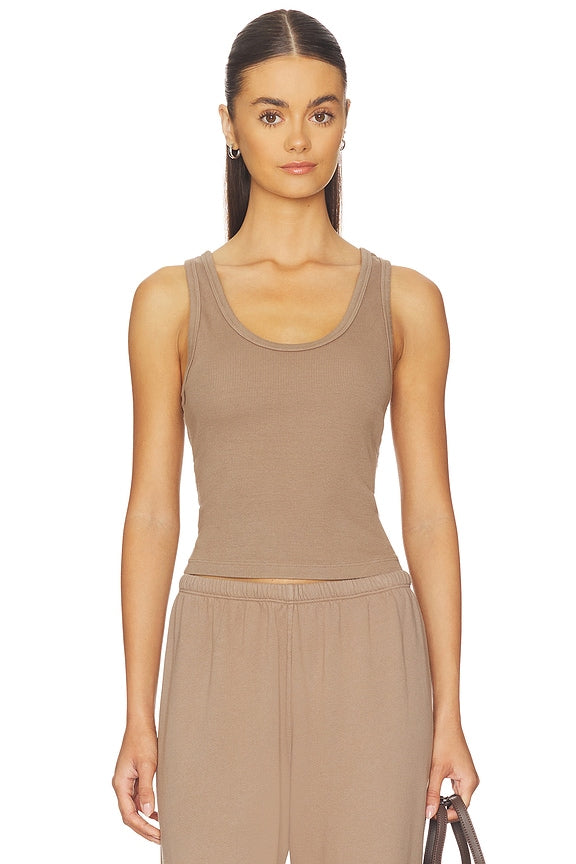 Structured Rib Bra Friendly Tank