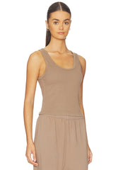 Structured Rib Bra Friendly Tank