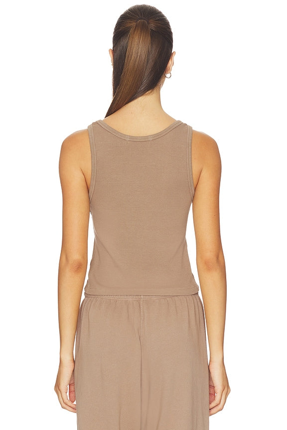 Structured Rib Bra Friendly Tank