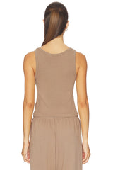 Structured Rib Bra Friendly Tank