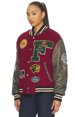Crimson Letterman Jacket