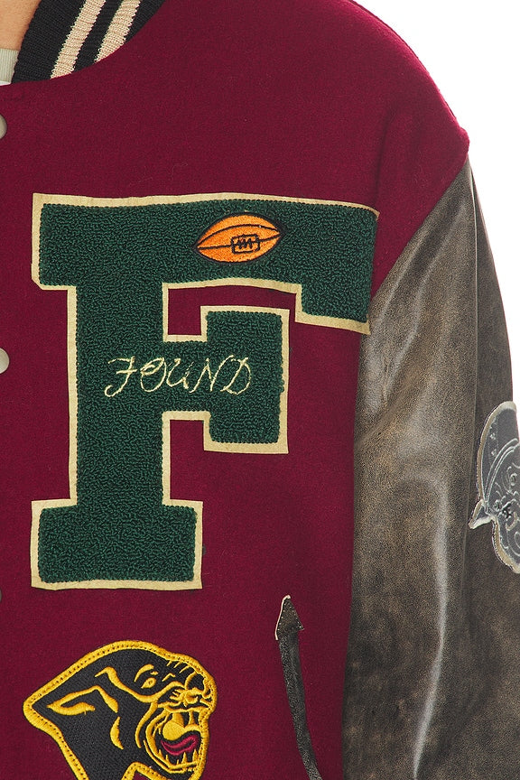 Crimson Letterman Jacket