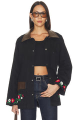 Canvas Embroidered Work Jacket
