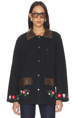 Canvas Embroidered Work Jacket