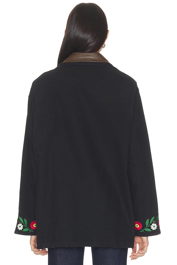 Canvas Embroidered Work Jacket